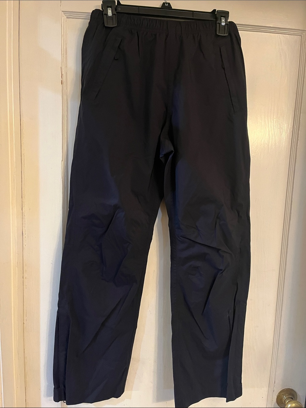 REI Boy's Black Outdoor Nylon Water Resistant Pants